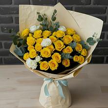 Букет цветов из:  Розы #REPLACE_PRED# Зимней Ставке