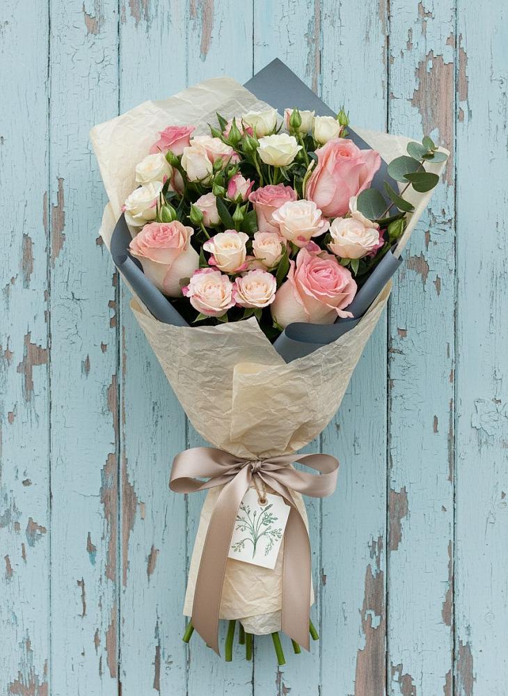 Букет цветов из: Розы в Зимней Ставке