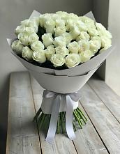 Букет 35 Белых роз в Зимней Ставке
