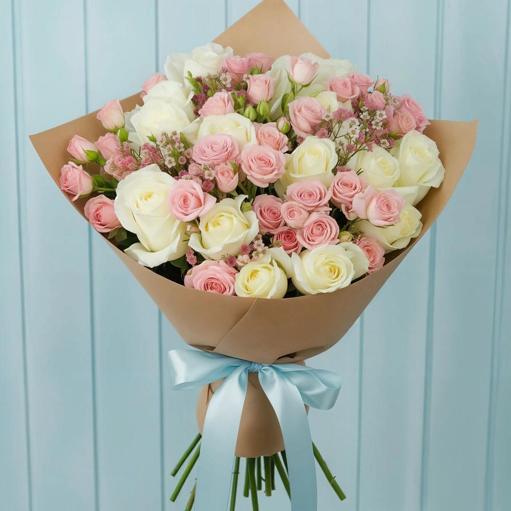 Букет цветов из: Розы в Зимней Ставке