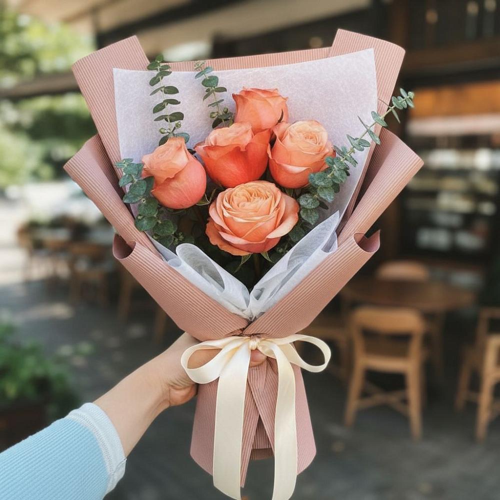 Букет цветов из: Розы в Зимней Ставке