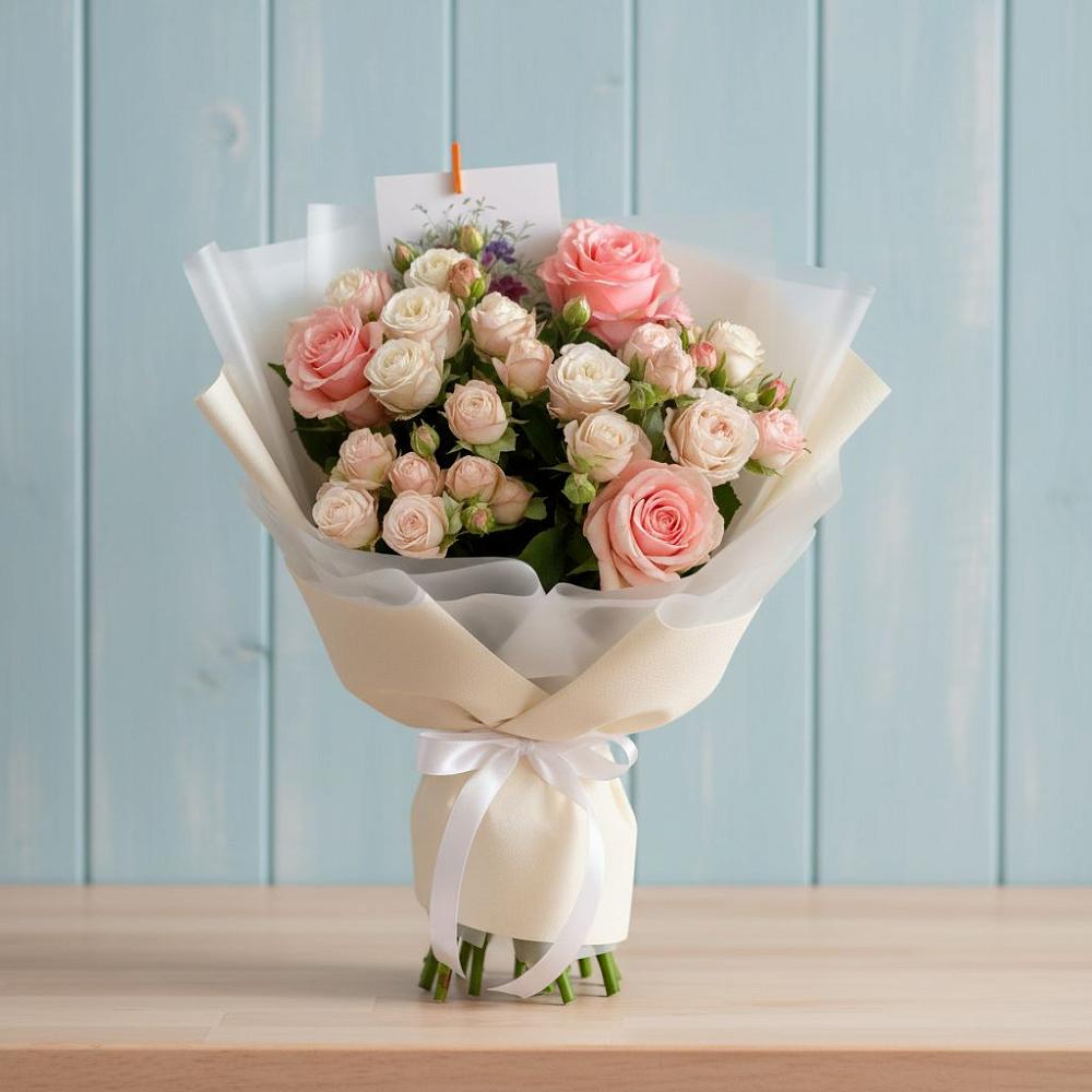 Букет цветов из: Розы в Зимней Ставке