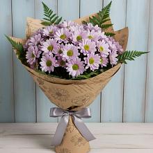 Букет цветов из:  Хризантемы #REPLACE_PRED# Зимней Ставке