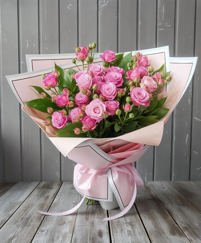 Букет Розовый кустик в Зимней Ставке