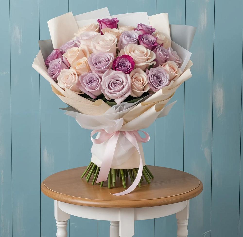 Букет цветов из: Розы в Зимней Ставке