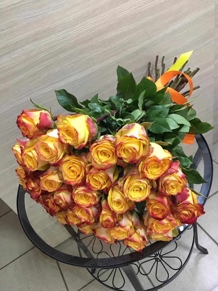 Букет Желтые розы в Зимней Ставке