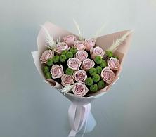 Букет цветов из:  Розы и Хризантемы #REPLACE_PRED# Зимней Ставке