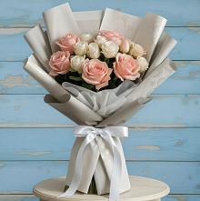 Букет цветов из:  Розы #REPLACE_PRED# Зимней Ставке