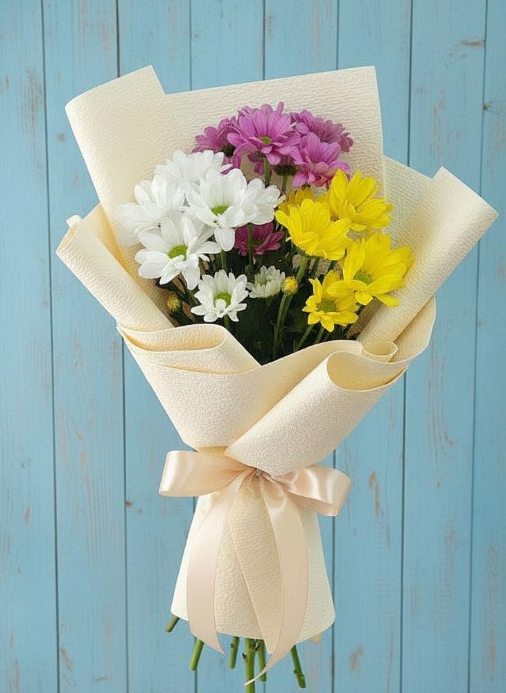 Букет цветов из: Хризантемы в Зимней Ставке