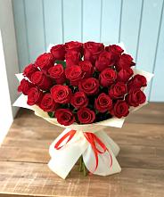Букет 29 Красных роз #REPLACE_PRED# Зимней Ставке