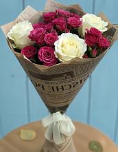 Букет цветов из:  Розы в Зимней Ставке