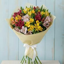 Букет цветов из:  Альстромерии #REPLACE_PRED# Зимней Ставке