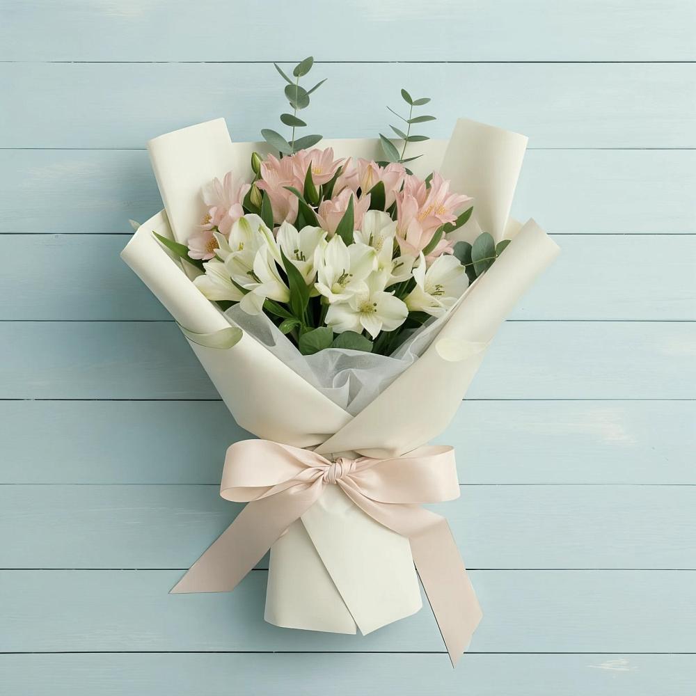 Букет цветов из: Альстромерии в Зимней Ставке