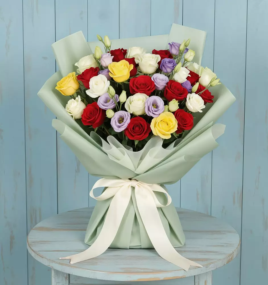 Букет цветов из: Розы в Зимней Ставке