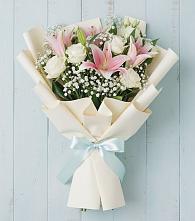 Букет цветов из:  Лилии в Зимней Ставке